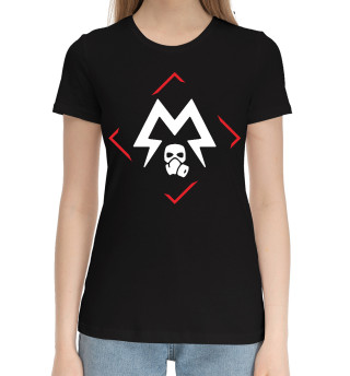 Хлопковая футболка для девочек Metro Exodus Red Rhombus