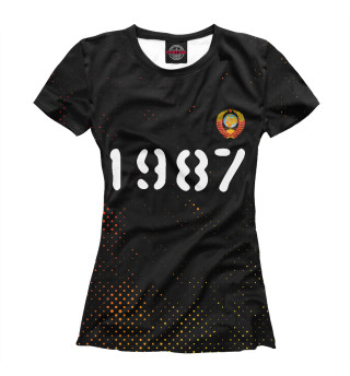 Женская футболка 1987 | СССР