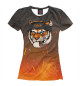 Женская футболка Брутальный тигр