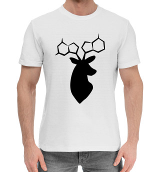Мужская хлопковая футболка Аминокислотный Олень