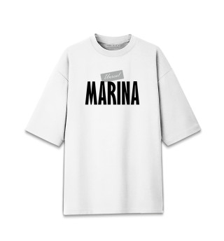 Женская футболка оверсайз Марина