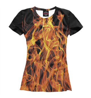 Женская футболка Flame