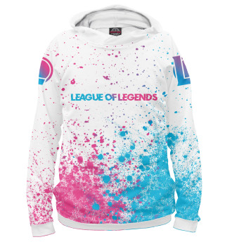 Худи для девочки League of Legends Neon Gradient (splash)