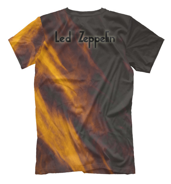 Мужская футболка с изображением Группа Led Zeppelin цвета Белый