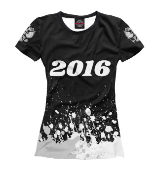 Женская футболка 2016 Герб РФ