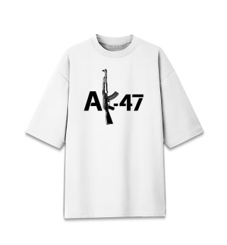 Женская футболка оверсайз АК-47