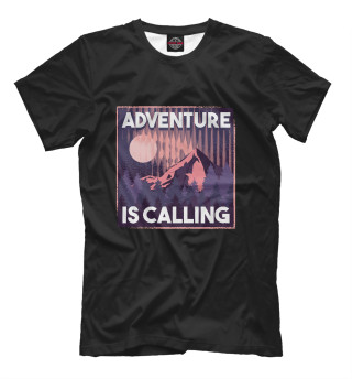 Мужская футболка Adventure is calling