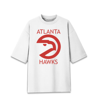 Мужская футболка оверсайз Atlanta Hawks