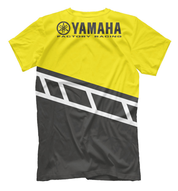 Мужская футболка с изображением Yamaha цвета Белый