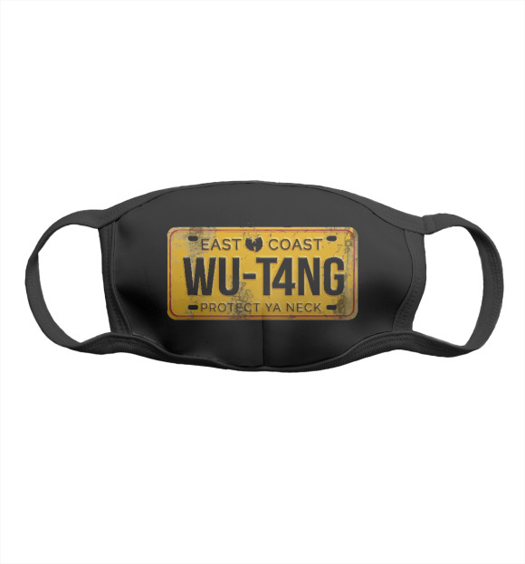Маска тканевая с изображением Wu-Tang - East Coast цвета Белый