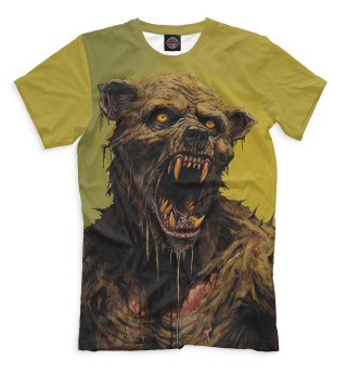 Мужская футболка Зомби медведь