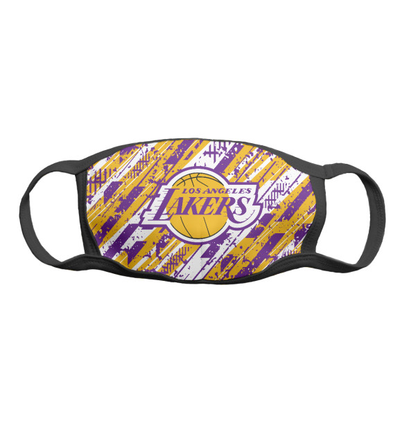 Маска тканевая с изображением La Lakers цвета Белый