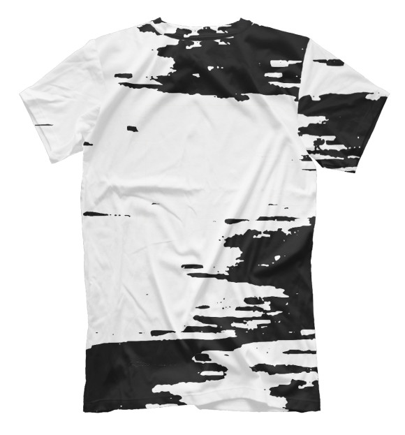 Мужская футболка с изображением Abstraction цвета Белый