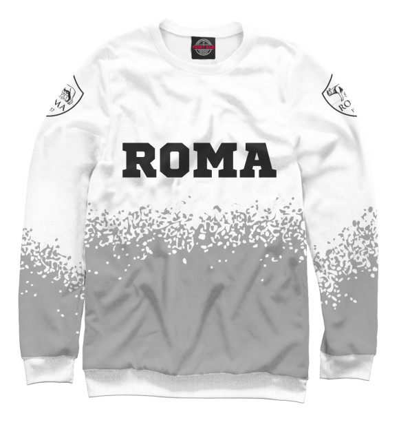 Свитшот для мальчиков с изображением Roma Sport Light цвета Белый
