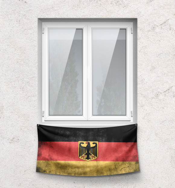 Флаг с изображением Флаг Германии цвета Белый