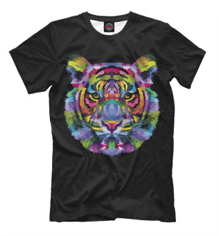 Мужская футболка Color tiger