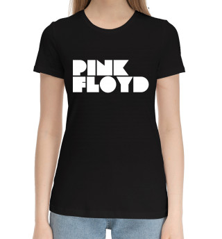 Женская хлопковая футболка Pink Floyd