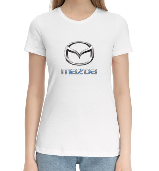 Хлопковая футболка для девочек Mazda
