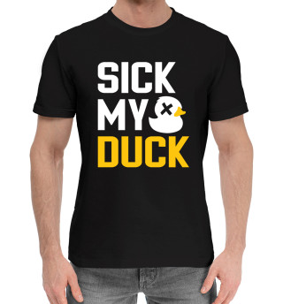 Хлопковая футболка для мальчиков Sick my duck