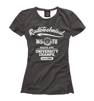 Женская футболка Радиотехнический