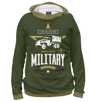 Худи для девочки Военный грузовик