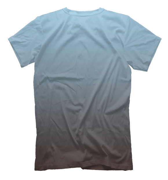 Мужская футболка с изображением Воробьишко цвета Белый