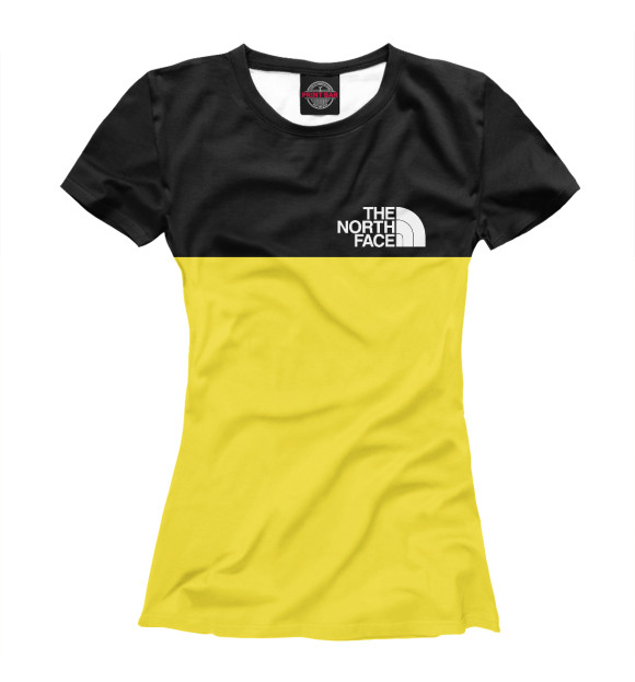 Женская футболка с изображением The North Face цвета Белый