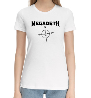 Хлопковая футболка для девочек Megadeth