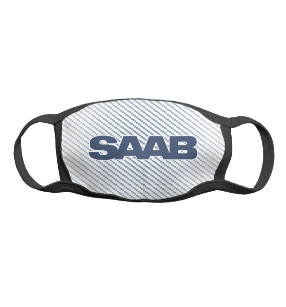 Маска тканевая с изображением SAAB / Сааб цвета Белый