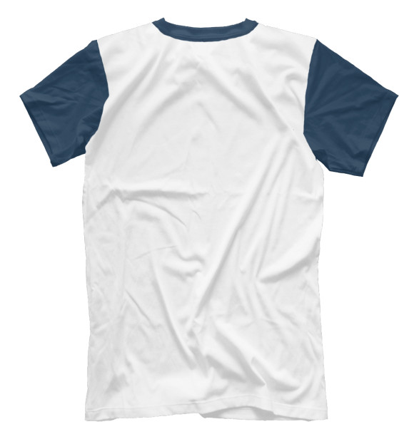 Мужская футболка с изображением Ингушетия (орел) цвета Белый