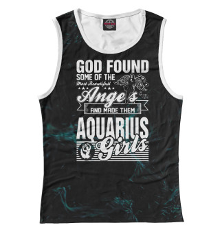Майка для девочки God Found Angels Aquarius