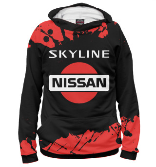 Худи для мальчика Nissan Skyline - Брызги