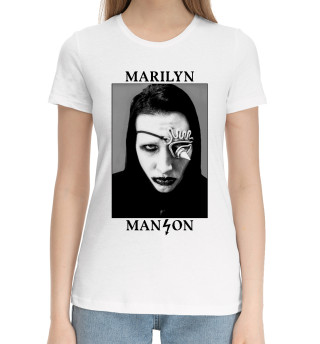 Хлопковая футболка для девочек Marilyn Manson Antichrist