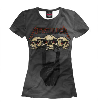 Женская футболка Группа Metallica