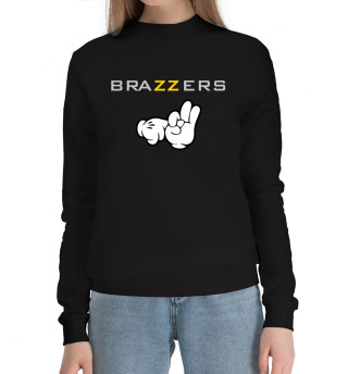 Женский хлопковый свитшот Brazzers