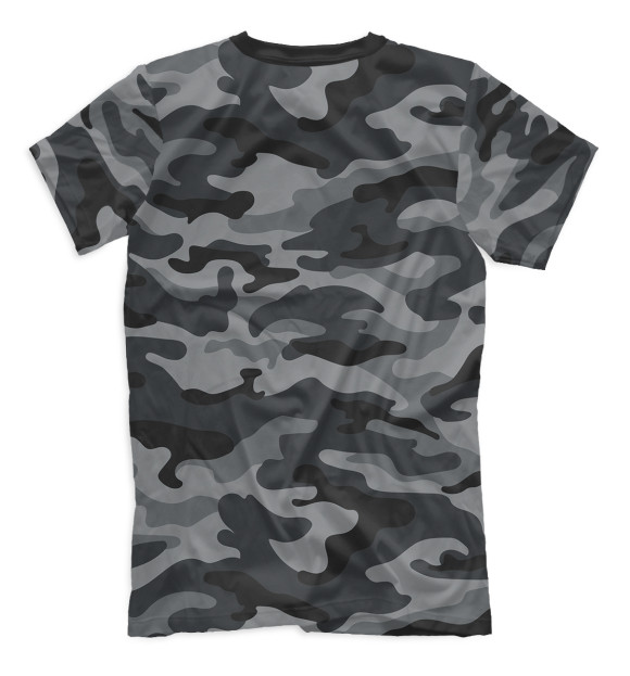 Мужская футболка с изображением Армейский танк цвета Белый