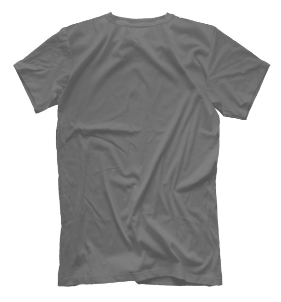 Мужская футболка с изображением Грибы цвета Белый