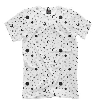 Мужская футболка Луна и Звёзды