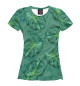 Женская футболка Тропический рай монстеры