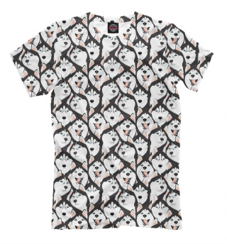 Мужская футболка Сибирский Хаски (Husky)