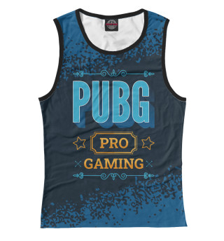 Майка для девочки PUBG Gaming PRO (синий)