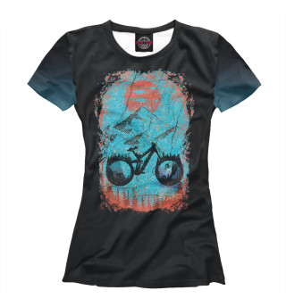 Женская футболка MTB Vintage Bike