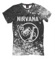 Мужская футболка Nirvana | Кот