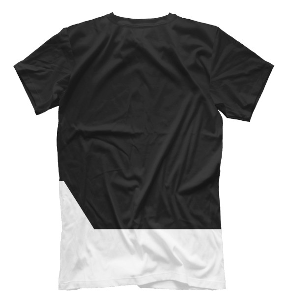 Мужская футболка с изображением Snowboarding Heartbeat цвета Белый