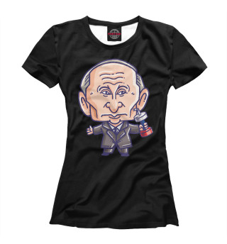 Женская футболка Putin Sport