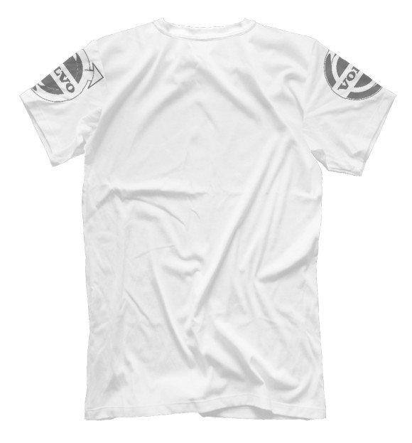 Мужская футболка с изображением Volvo цвета Белый
