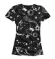 Женская футболка Назар космос