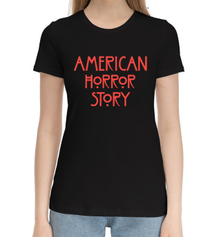 Хлопковая футболка для девочек AMERICAN HORROR STORY