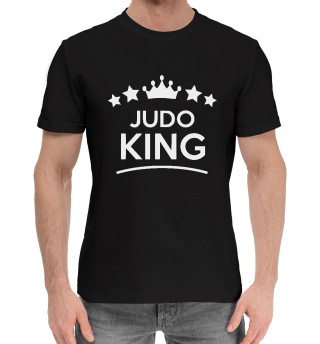 Мужская хлопковая футболка Король Дзюдо