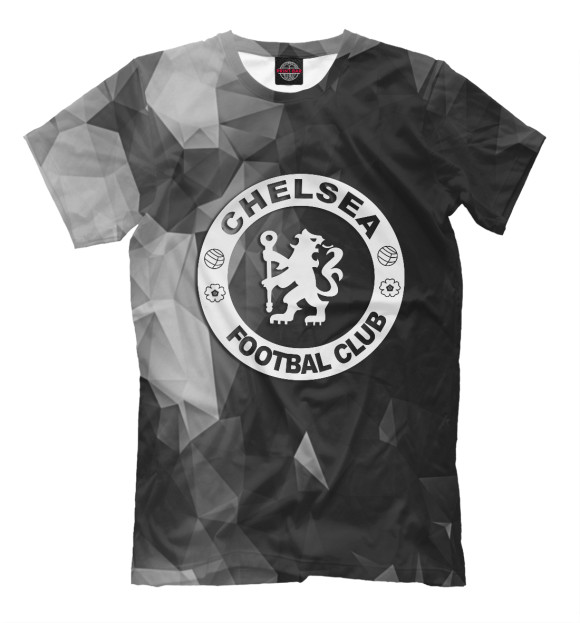 Мужская футболка с изображением Chelsea Metal цвета Белый